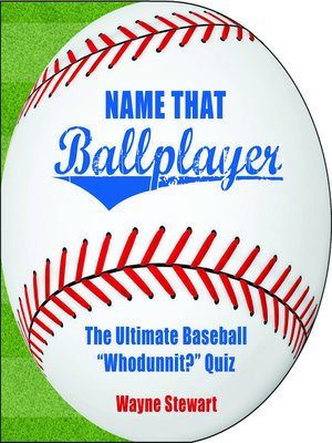 cover image of Name That Ballplayer